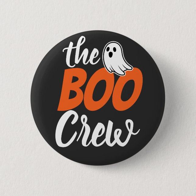 Badge Rond 5 Cm La troupe de Boo Halloween (Devant)
