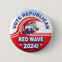 La vague rouge républicaine 2024 tsunami surfant E