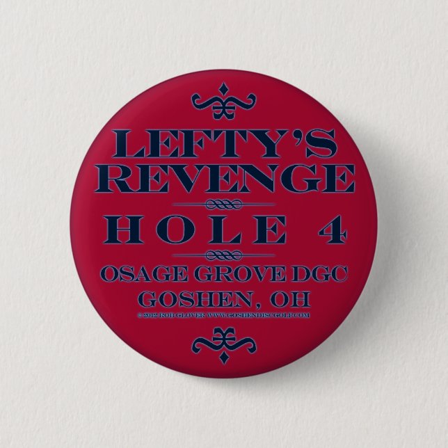 Badge Rond 5 Cm La vengeance du gauchiste (Devant)
