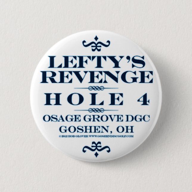 Badge Rond 5 Cm La vengeance du gauchiste (Devant)
