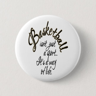 Badge Rond 5 Cm La vie de basket-ball