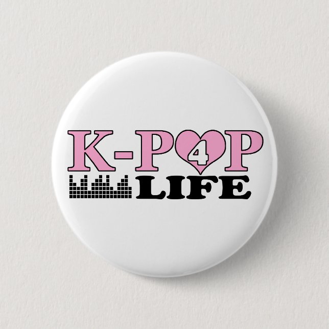 BADGE ROND 5 CM LA VIE DE K-POP 4 (Devant)