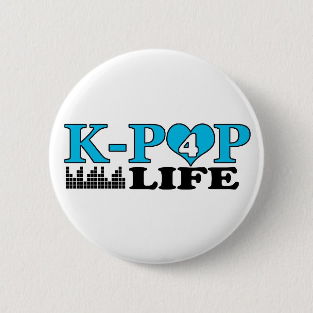 BADGE ROND 5 CM LA VIE DE K-POP 4 (Devant)
