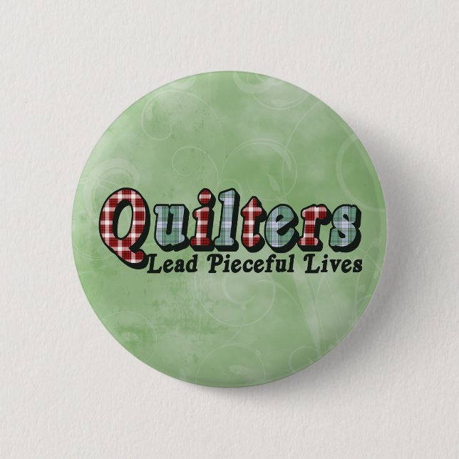 Badge Rond 5 Cm La vie de Pieceful (Devant)