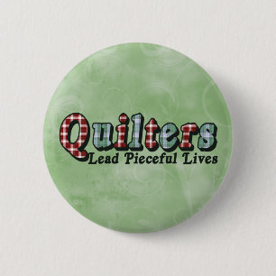 Badge Rond 5 Cm La vie de Pieceful