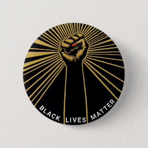 BADGE ROND 5 CM LA VIE NOIRE EST IMPORTANTE