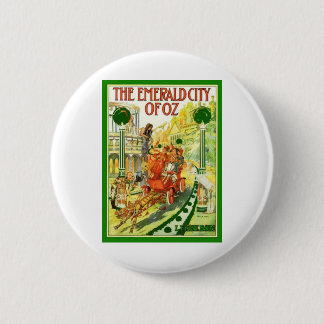 Badge Rond 5 Cm La Ville Émeraude D'Oz