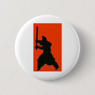 Badge Rond 5 Cm La voie Bushido du Guerrier