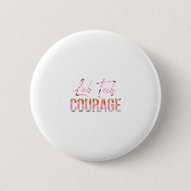 Badge Rond 5 Cm Lab Tech Courage (Devant)