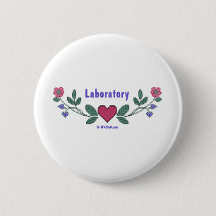 Badge Rond 5 Cm Laboratoire CS