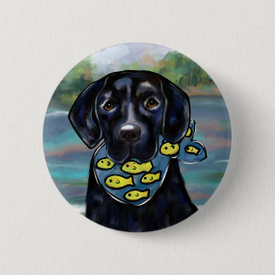 Badge Rond 5 Cm Labrador Retriever