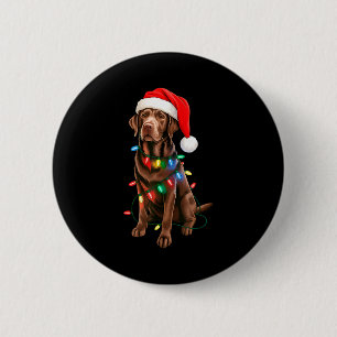 Badge Rond 5 Cm Labrador Retriever Chocolat Hommes Femmes Enfants