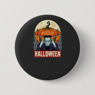 Badge Rond 5 Cm Labrador Retriever Sorcière Halloween Chien Vintag