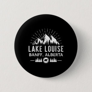 Badge Rond 5 Cm Lac Louise Californie - Randonnée en montagne Cano