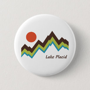 Badge Rond 5 Cm Lac Placid