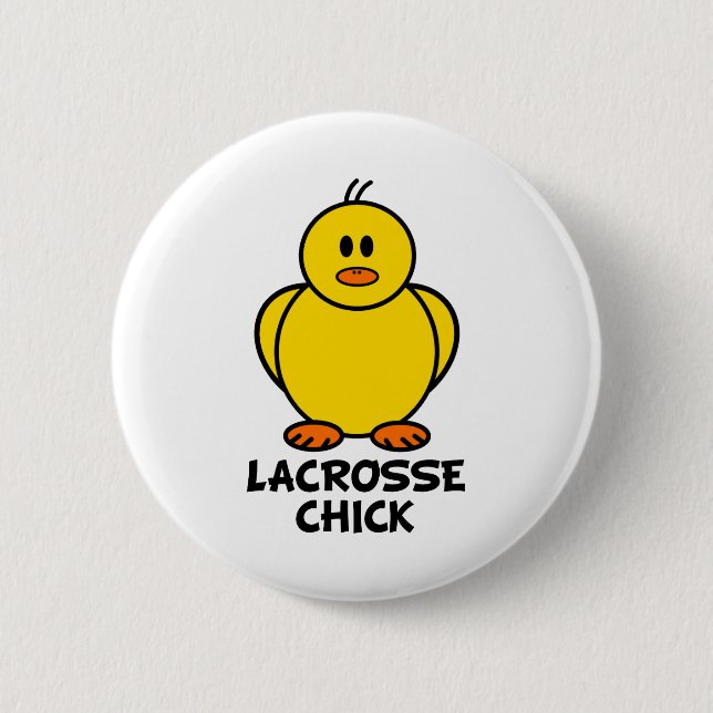 Badge Rond 5 Cm Lacrosse (Devant)