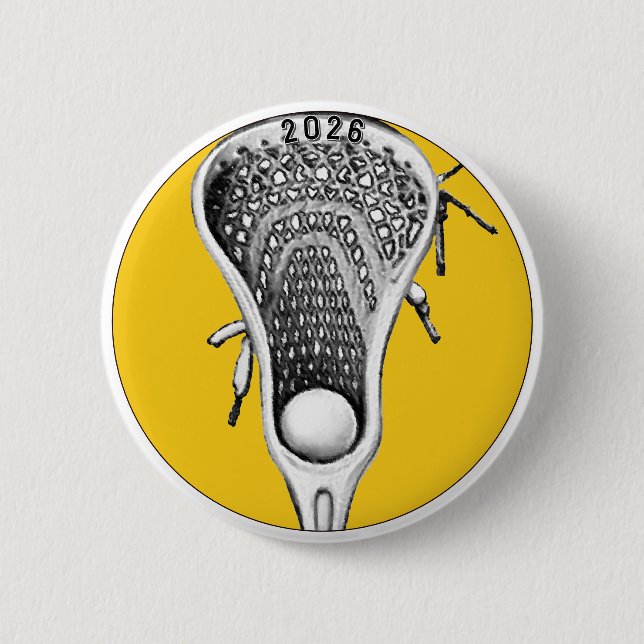 Badge Rond 5 Cm Lacrosse Team Gifts (Devant)