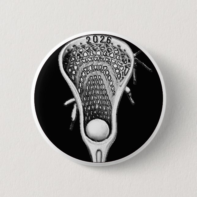 Badge Rond 5 Cm Lacrosse Team Gifts (Devant)
