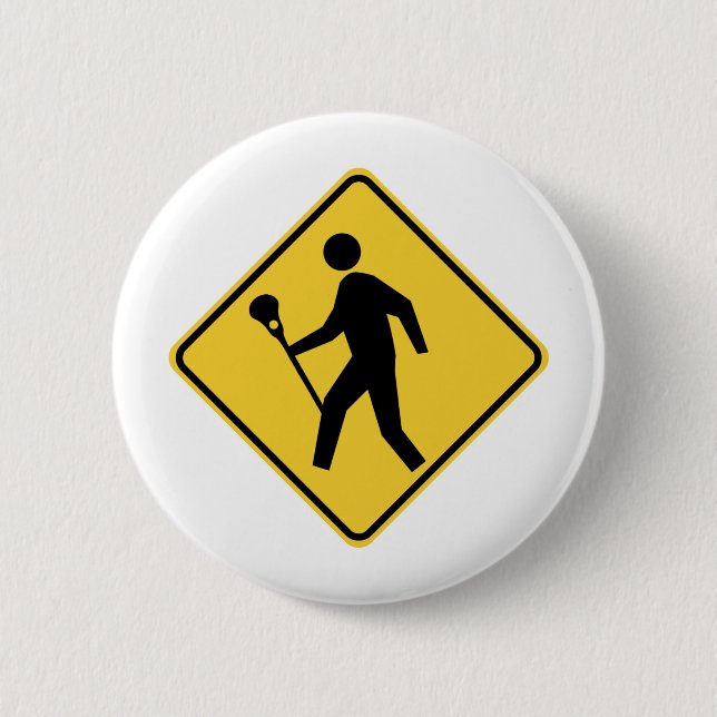 Badge Rond 5 Cm Lacrossing (Devant)