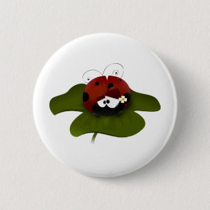 Badge Rond 5 Cm Lady Bug