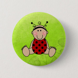 Badge Rond 5 Cm Lady Bug Baby shower Fête Faveurs