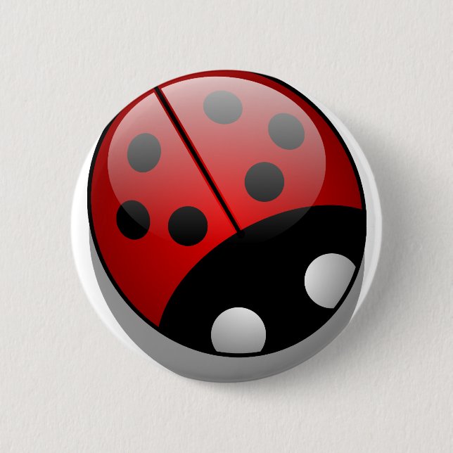 Badge Rond 5 Cm Ladybug (Devant)