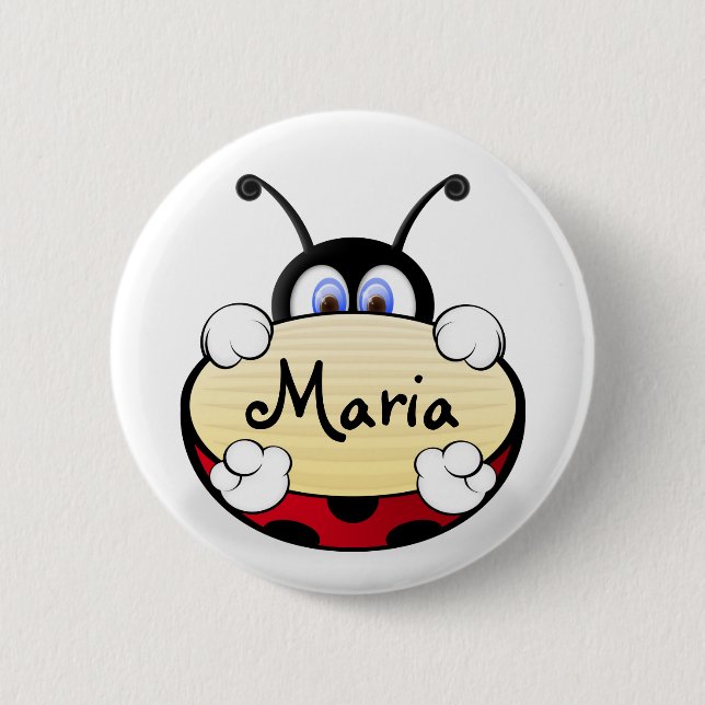Badge Rond 5 Cm Ladybug (Devant)