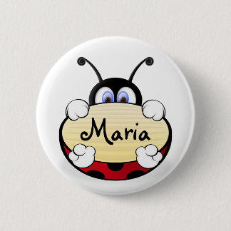 Badge Rond 5 Cm Ladybug