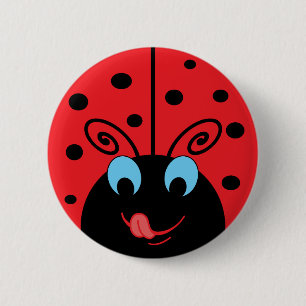 Badge Rond 5 Cm Ladybug