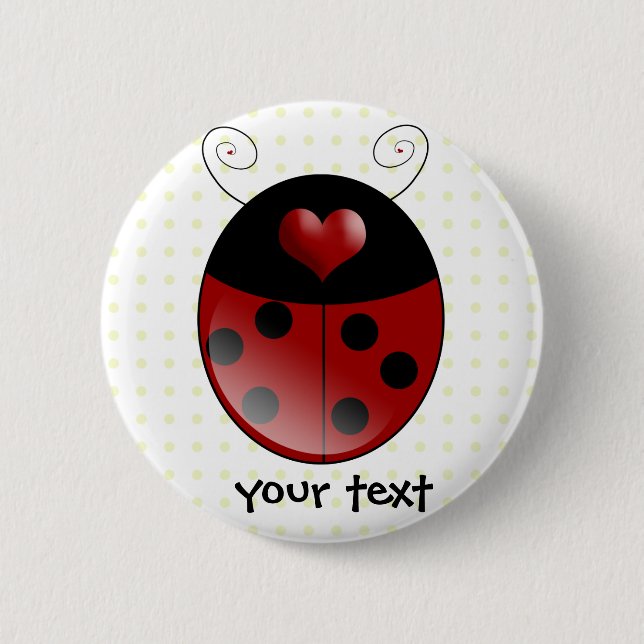 Badge Rond 5 Cm Ladybug Gifts (Devant)