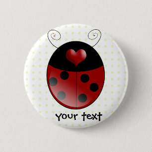 Badge Rond 5 Cm Ladybug Gifts