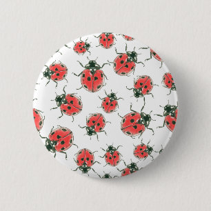 Badge Rond 5 Cm Ladybugs