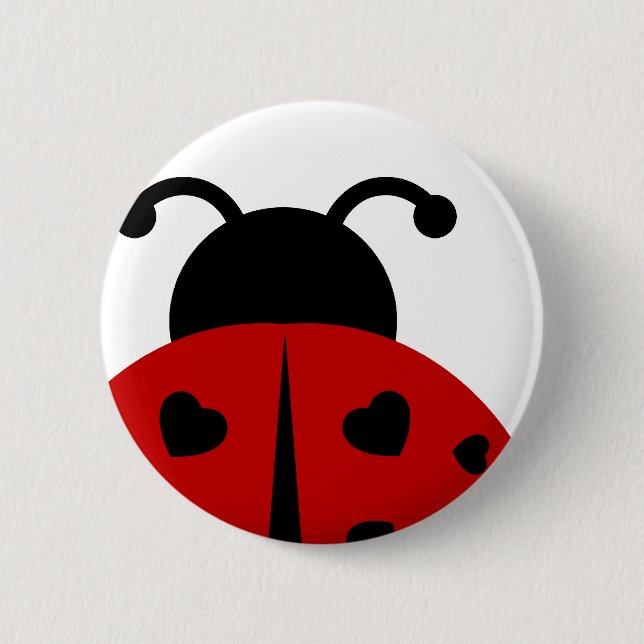 Badge Rond 5 Cm ladybugz. (Devant)