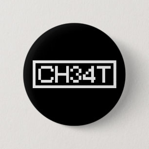 BADGE ROND 5 CM LAISSER LE BOUTON CHEAT