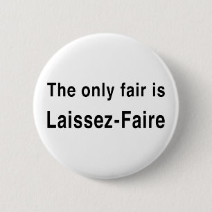 Badge Rond 5 Cm Laissez-faire