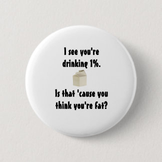 Badge Rond 5 Cm Lait de 1%