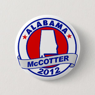 Badge Rond 5 Cm L'Alabama Thad McCotter