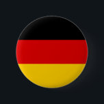 Badge Rond 5 Cm L'Allemagne - drapeau national allemand<br><div class="desc">Drapeau national de l'Allemagne 

Le drapeau national allemand est un drapeau de triband avec les rayures horizontales en noir,  rouge et jaune/or. Il a été adopté en 1949,  et a un rapport de 3:5.</div>