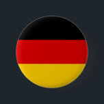 Badge Rond 5 Cm L'Allemagne - drapeau national allemand<br><div class="desc">Drapeau national de l'Allemagne
Le drapeau national allemand est un drapeau de triband avec les rayures horizontales en noir, rouge et jaune/or. Il a été adopté en 1949, et a un rapport de 3:5.</div>