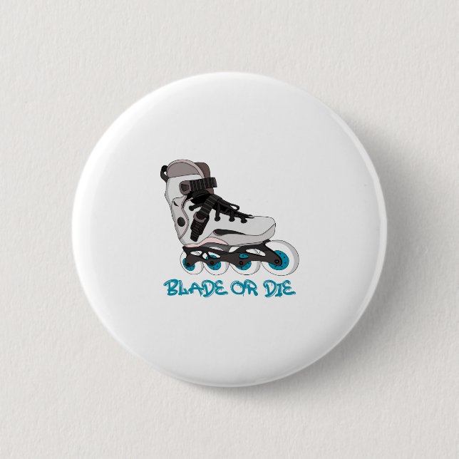 Badge Rond 5 Cm Lame ou mort (Devant)