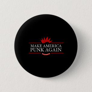 Badge Rond 5 Cm L'Amérique Punk à nouveau l'idée cadeau anti-Trump