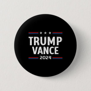 Badge Rond 5 Cm L'Amérique reprend l'Amérique Trump Vance 2024 Vic