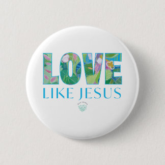 Badge Rond 5 Cm L'amour comme Jésus