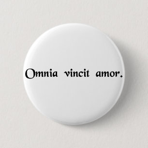 Badge Rond 5 Cm L'amour conquiert tous