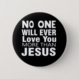 Badge Rond 5 Cm L'Amour de Jésus