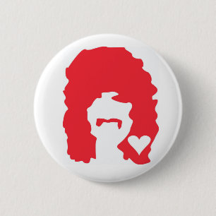 Badge Rond 5 Cm L'Amour de Red Man