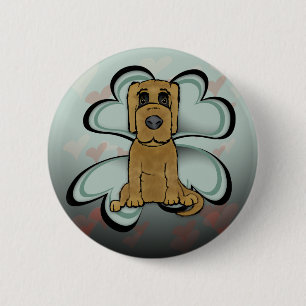 Badge Rond 5 Cm L'amour des chiots