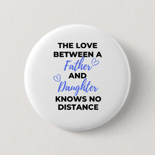 Badge Rond 5 Cm L'Amour Entre Un Père Et Une Fille Noire
