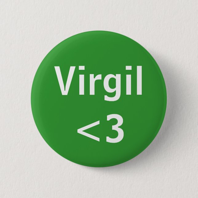 Badge Rond 5 Cm L'amour virgique (Devant)