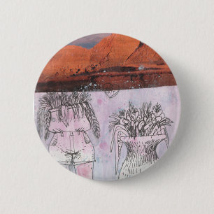 Badge Rond 5 Cm L'amour vous coupe dans le Pin de la moitié  